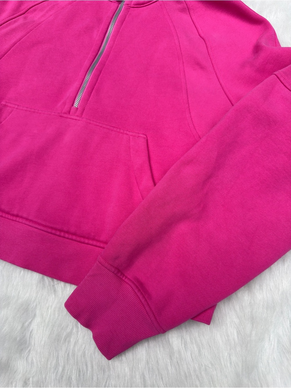 Lululemon M/L Oversized Half Zip Scuba Hoodie Sweatshirt - Picture 5 of 12